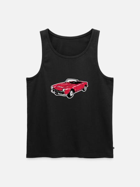 Oldtimer Cabrio (3 Col.) - Männer Premium Bio Tank Top - Schwarz