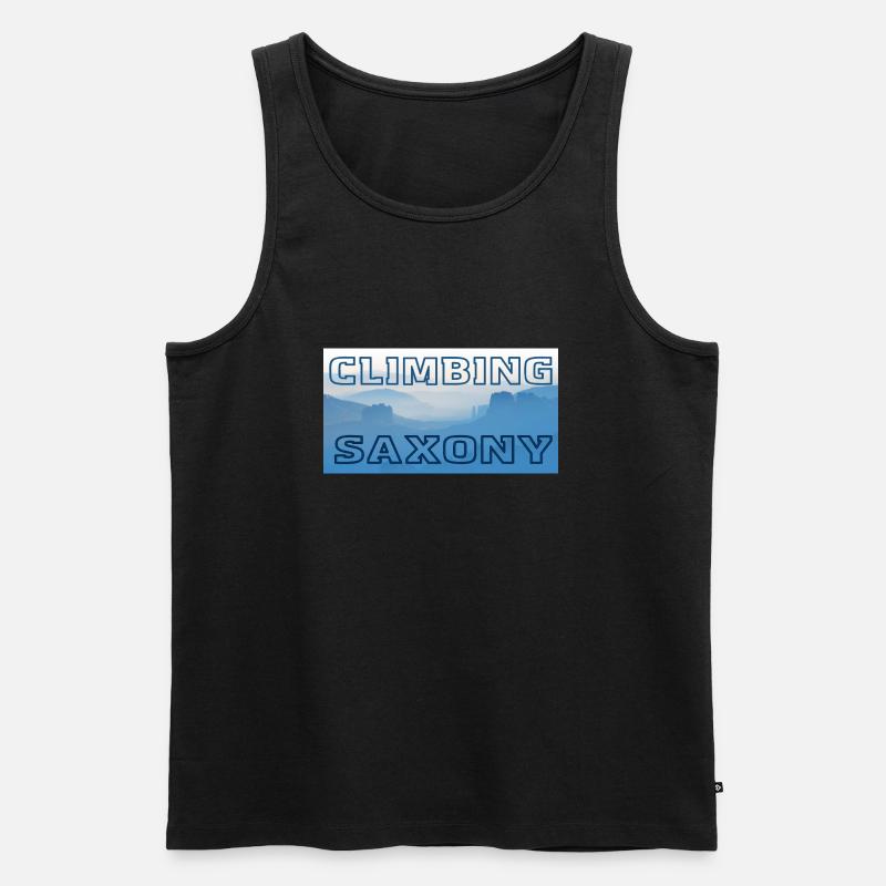 Klettern - Männer Premium Bio Tank Top - Schwarz