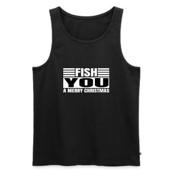 Dinosaur lover axie dinosaur fan happy beards - Men's Premium Organic Tank Top - black - Front - AI Model Male 178 light (178cm)
