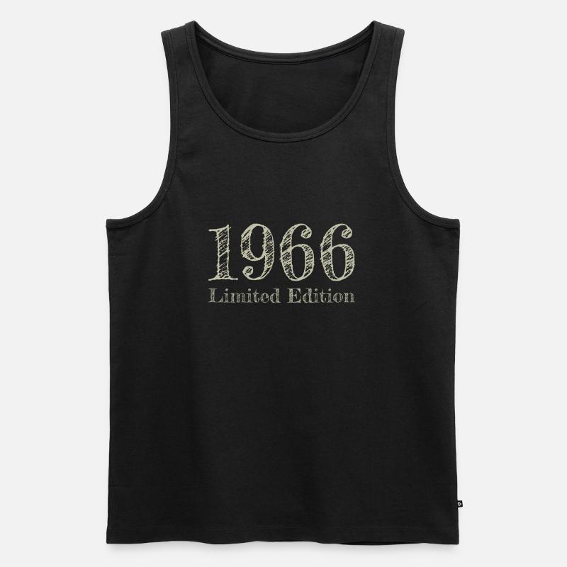 1966 - Männer Premium Bio Tank Top - Schwarz