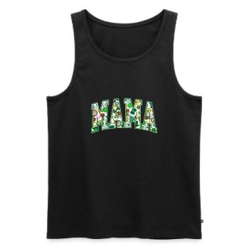 Fête de la Saint-Patrick de maman - Débardeur bio Premium Homme - noir - Devant - AI Model Male 178 light (178cm)