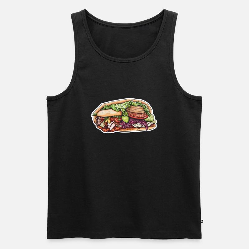 Döner - Männer Premium Bio Tank Top - Schwarz