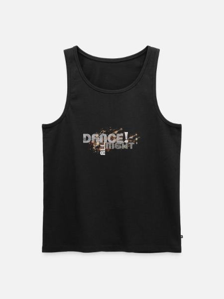 dance all night | Tanzshirts - Männer Premium Bio Tank Top - Schwarz