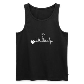 Singer Band Musicians Singing Singing Hobby Singers - Men's Premium Organic Tank Top - black - Front - AI Model Male 178 light (178cm)