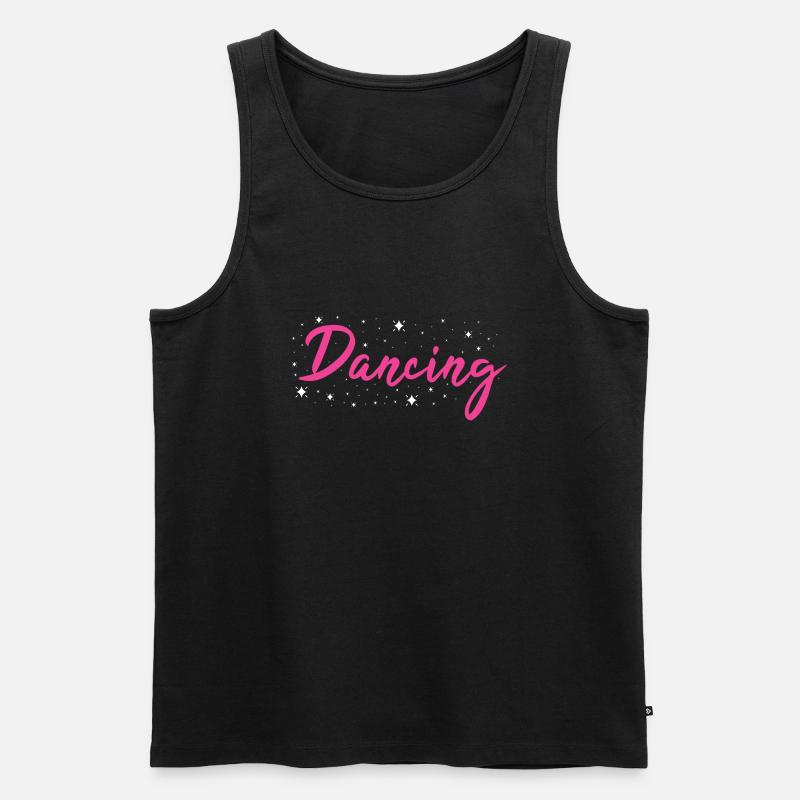 Dancer Dancing - Männer Premium Bio Tank Top - Schwarz