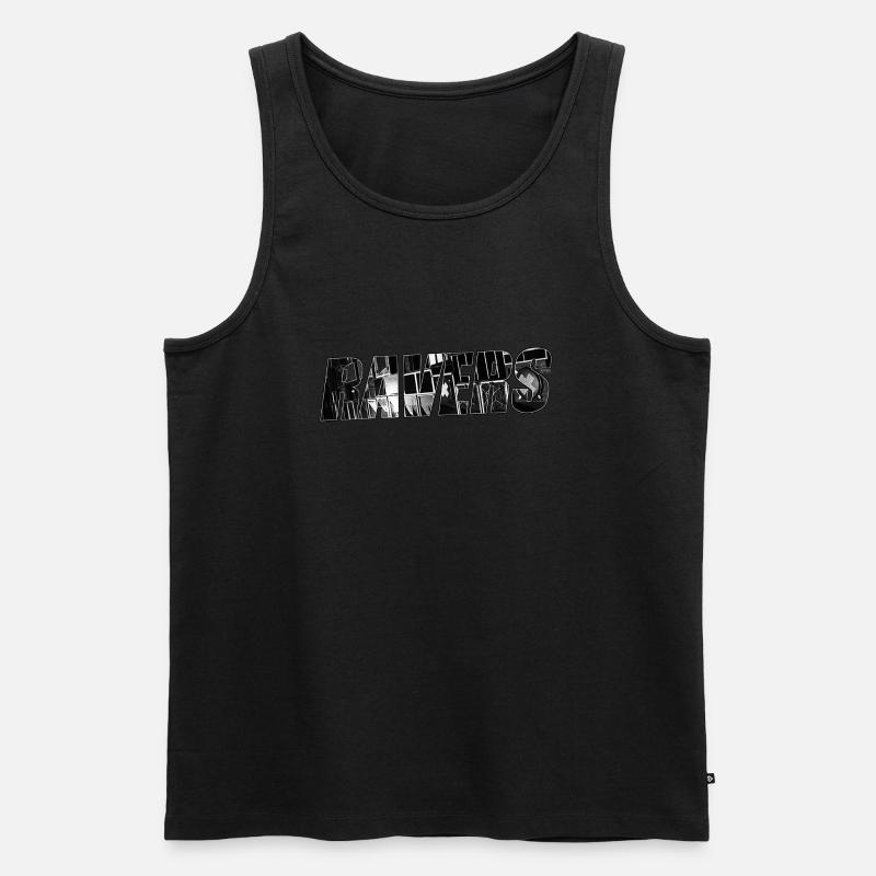 Ravers N4B - Männer Premium Bio Tank Top - Schwarz