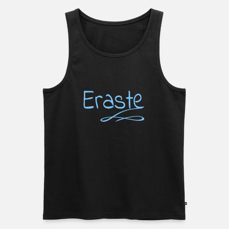 Eraste - Männer Premium Bio Tank Top - Schwarz