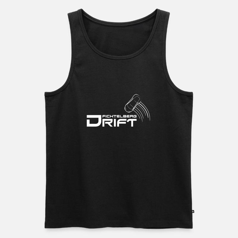 Fichtelberg Drift - Männer Premium Bio Tank Top - Schwarz