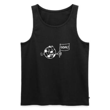 Fußball Soccer - Débardeur bio Premium Homme - noir - Devant - Michal (187cm)