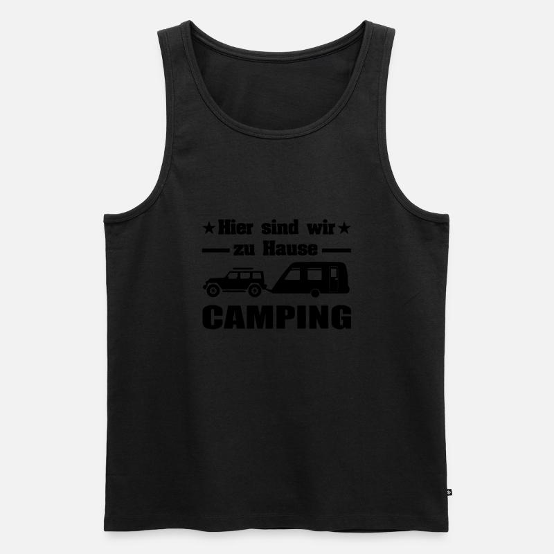 Camping - Männer Premium Bio Tank Top - undefined