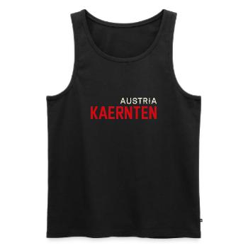 Austria Carinthia Austria Austria - Men's Premium Organic Tank Top - black - Front - Michal (187cm)