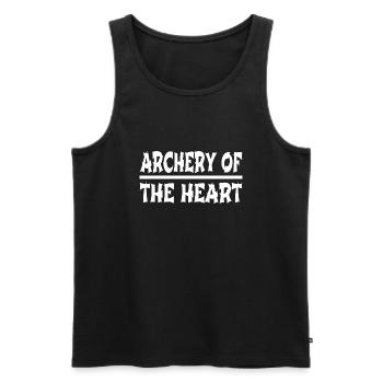 birthday present emotional intimacy dating tips - Männer Premium Bio Tank Top - Schwarz - Vorne - AI Model Male 178 light (178cm)