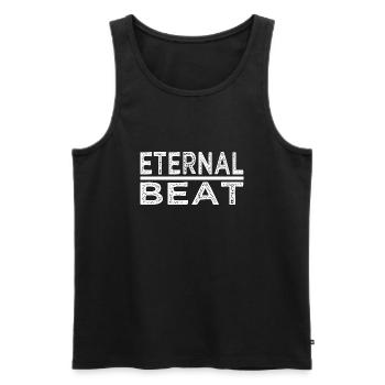 enduring classics awesome humor finding rhythm - Männer Premium Bio Tank Top - Schwarz - Vorne - AI Model Male 178 light (178cm)