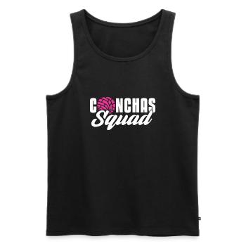 conchas squad Design pour un passionné de mexicain - Débardeur bio Premium Homme - noir - Devant - Michal (187cm)