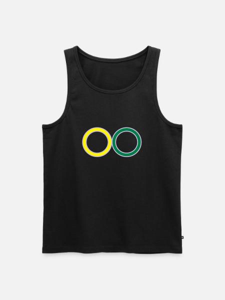2_anneau - Männer Premium Bio Tank Top - Schwarz