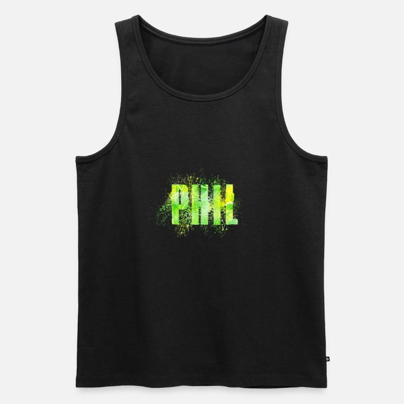 Phil - Männer Premium Bio Tank Top - Schwarz