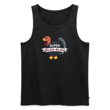 Super Glou-glou - Männer Premium Bio Tank Top - Schwarz - Vorne - Michal (187cm)