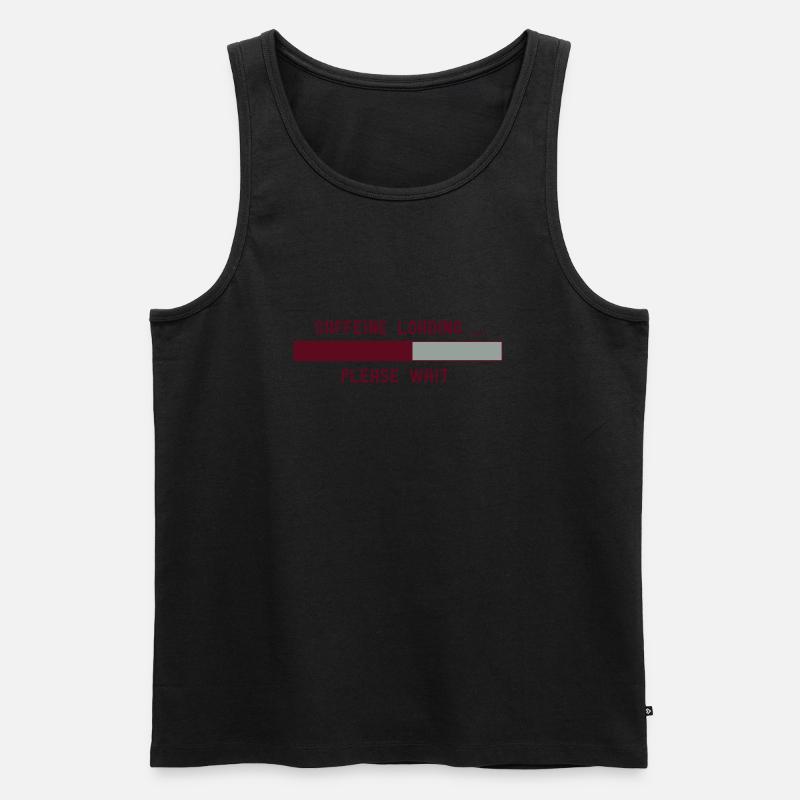 loading - Männer Premium Bio Tank Top - Schwarz