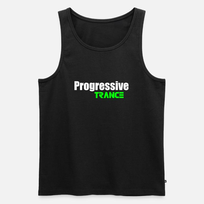 Citation de transe progressive - Débardeur bio Premium Homme - noir