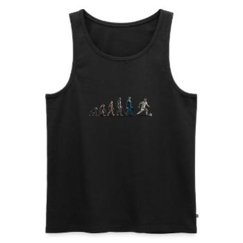Evolution Soccer 06 2024 Artboard 1 - Men's Premium Organic Tank Top - black - Front - Michal (187cm)