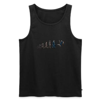 Evolution Handball 06 2024 Artboard 1 - Men's Premium Organic Tank Top - black - Front - Michal (187cm)