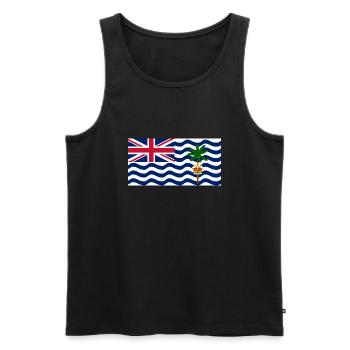 Britisches Territorium im Indischen Ozean - Männer Premium Bio Tank Top - Schwarz - Vorne - AI Model Male 178 light (178cm)