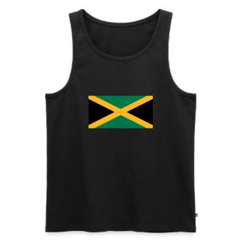 Jamaïque - Débardeur bio Premium Homme - noir - Devant - Michal (187cm)
