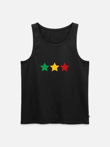 Benin - Men's Premium Organic Tank Top - black