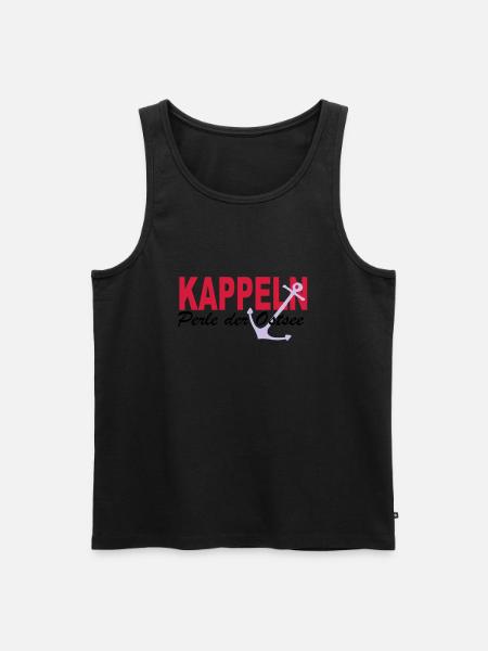 Perle der Ostsee KAPPELN - Männer Premium Bio Tank Top - Schwarz