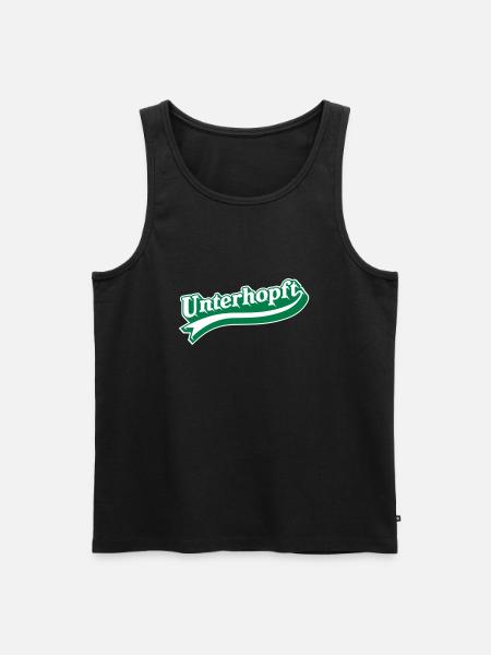 Unterhopft - Men's Premium Organic Tank Top - black