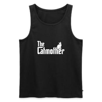 Propriétaire de chat Petite amie Chats Maman Parodie Chats - Débardeur bio Premium Homme - noir - Devant - Michal (187cm)