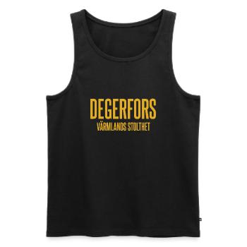 Degerfors - Männer Premium Bio Tank Top - Schwarz - Vorne - Michal (187cm)