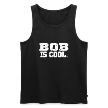 Bob - Bobsport - Bobfahrer - Bobbahn - Männer Premium Bio Tank Top - Schwarz - Vorne - AI Model Male 178 light (178cm)