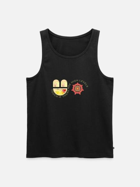 GOOD FACE - Men's Premium Organic Tank Top - black