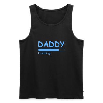 Chargement de papa - Débardeur bio Premium Homme - noir - Devant - Michal (187cm)
