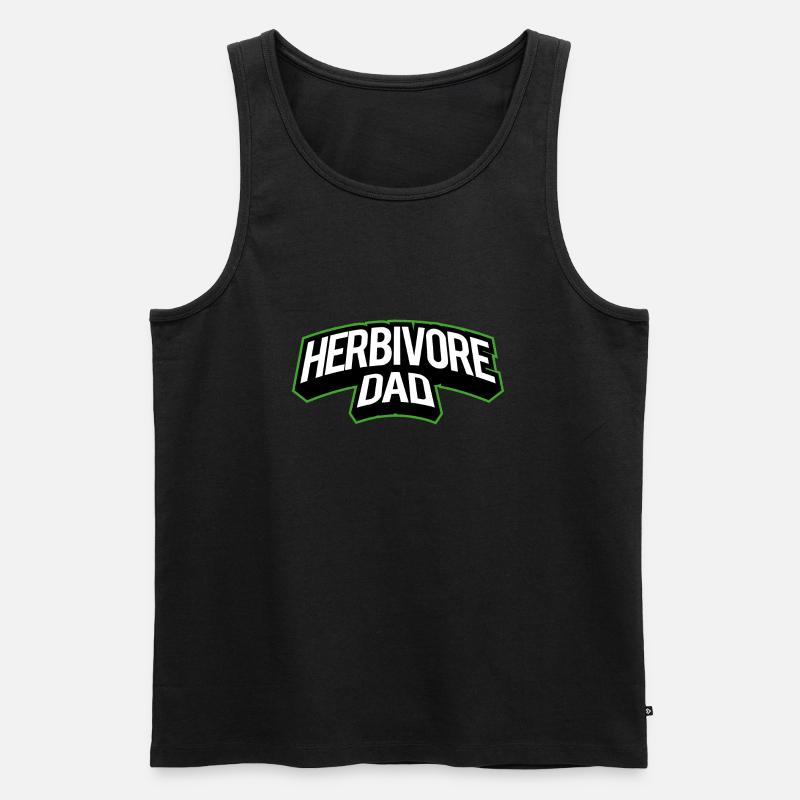 Herbivore Daddy Vegan - Débardeur bio Premium Homme - noir