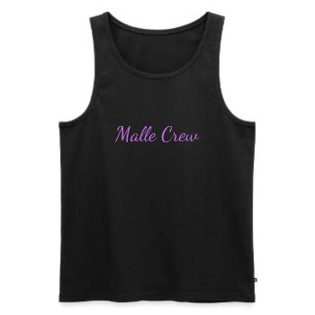 Équipage Malle - Débardeur bio Premium Homme - noir - Devant - Michal (187cm)