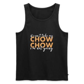 Prenez mon Chow Chow Je ne vais pas - Débardeur bio Premium Homme - noir - Devant - Michal (187cm)