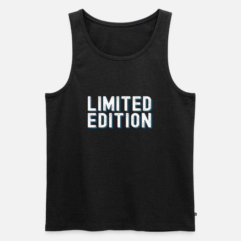 Limitierte Auflage - Männer Premium Bio Tank Top - Schwarz