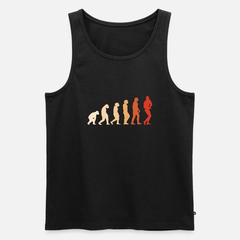 Sport Evolution Bodybuilding - Männer Premium Bio Tank Top - Schwarz