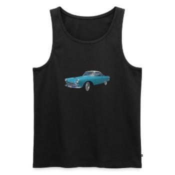 Oldtimer - Männer Premium Bio Tank Top - Schwarz - Vorne - Michal (187cm)
