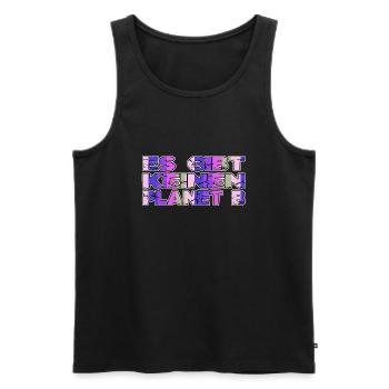 spaß lustiger spruch zitat gesundheit - Männer Premium Bio Tank Top - Schwarz - Vorne - Michal (187cm)