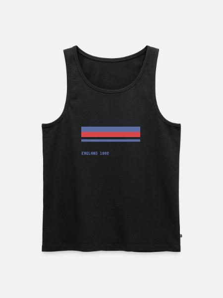 England Fußball 1982 - Männer Premium Bio Tank Top - Schwarz
