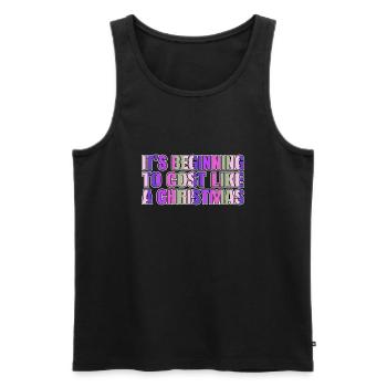 Fairy Tail Funny Bodybuilder Computer Quote Beach - Men's Premium Organic Tank Top - black - Front - Michal (187cm)