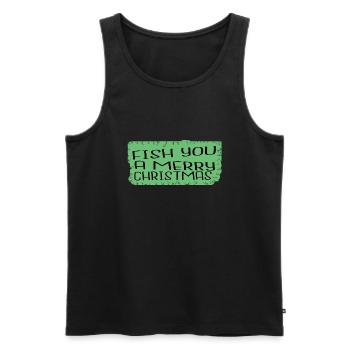 bday love happy humor anti war counterculture 60s - Men's Premium Organic Tank Top - black - Front - Michal (187cm)