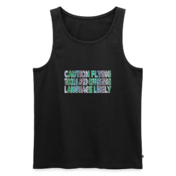 Tree Feller Birthday Gift John Carpenter - Men's Premium Organic Tank Top - black - Front - Michal (187cm)