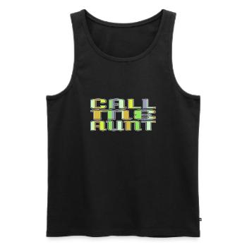 love antimuslim tshirts funny child adopted beach - Männer Premium Bio Tank Top - Schwarz - Vorne - Michal (187cm)