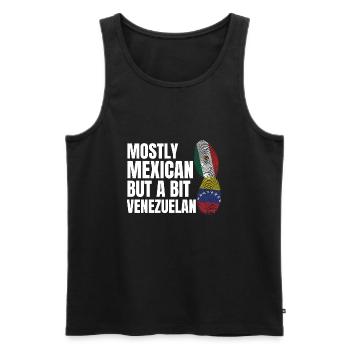 Anime & Skizzieren Mädchen Anime Skizzieren Gesche - Männer Premium Bio Tank Top - Schwarz - Vorne - AI Model Male 178 light (178cm)
