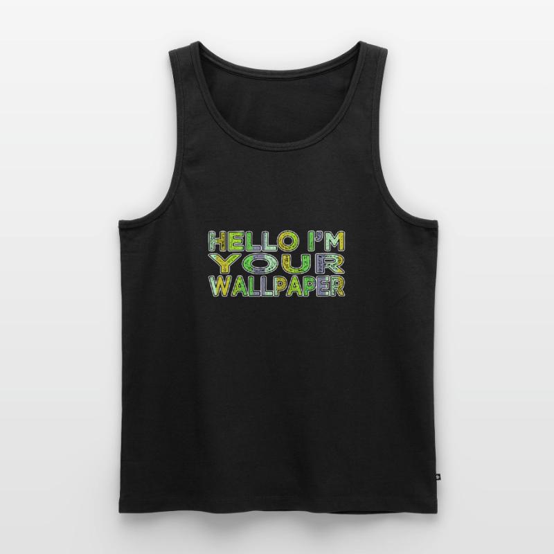 Gift Idea Hacker Fans Hacking Computer Men's Premium Organic Tank Top