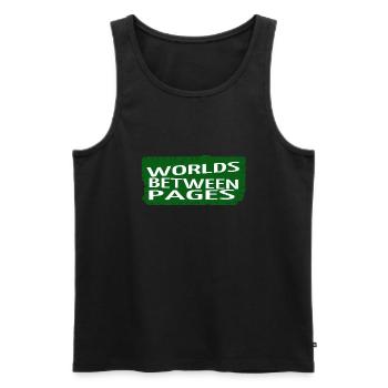 Rejuvenation Geek Literary Genres Gift - Men's Premium Organic Tank Top - black - Front - AI Model Male 178 light (178cm)